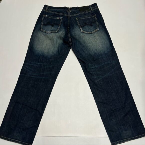 Lrg | Men’s Whispering Effect Bootcut Denim Jeans - Picture 6 of 9